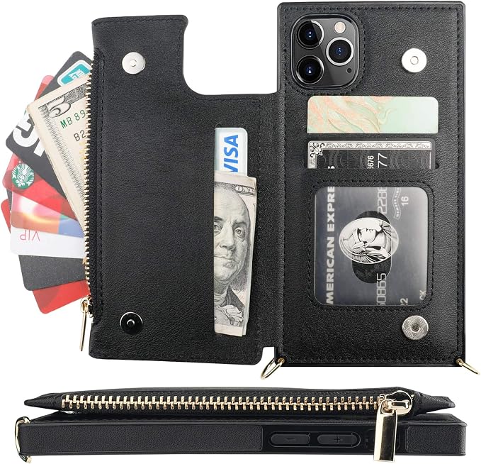 Bocasal Crossbody Wallet Case for iPhone 11 Pro - Image 3