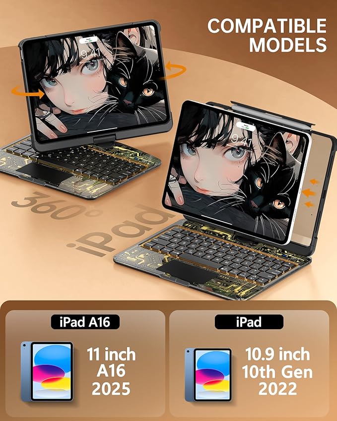 Intermerge iPad A16 11th & 10th Generation 10.9" Case - Image 2