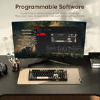 RedThunder K95 Wireless Mechanical Keyboard, TFT Screen & Knob, Tri-Mode - Image 8