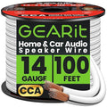 14AWG Speaker Wire, GearIT Pro Series 14 AWG Gauge Speaker Wire Cable Great Use by GEARit
