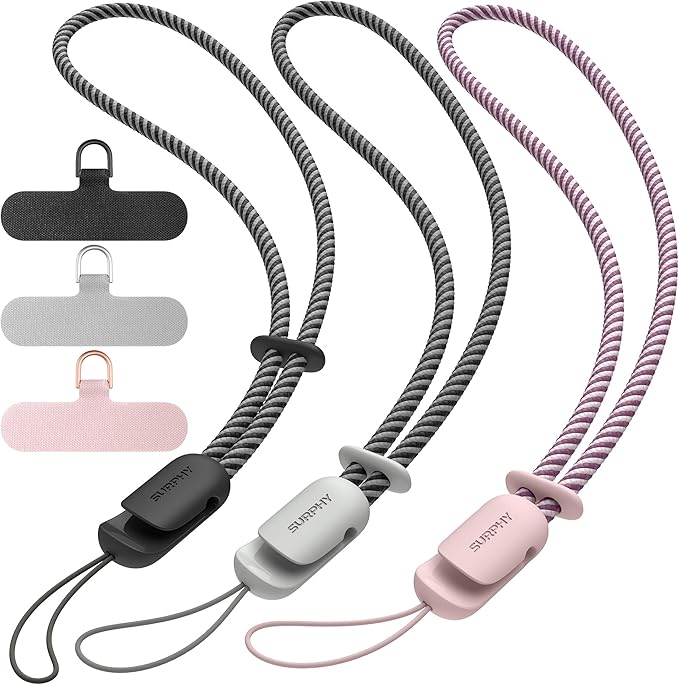 SURPHY 3 Pack Phone Wrist Strap by SURPHY