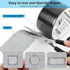 Black Window Screen Repair Tape, 2IN X 20FT Screen Repair Kit - Image 3
