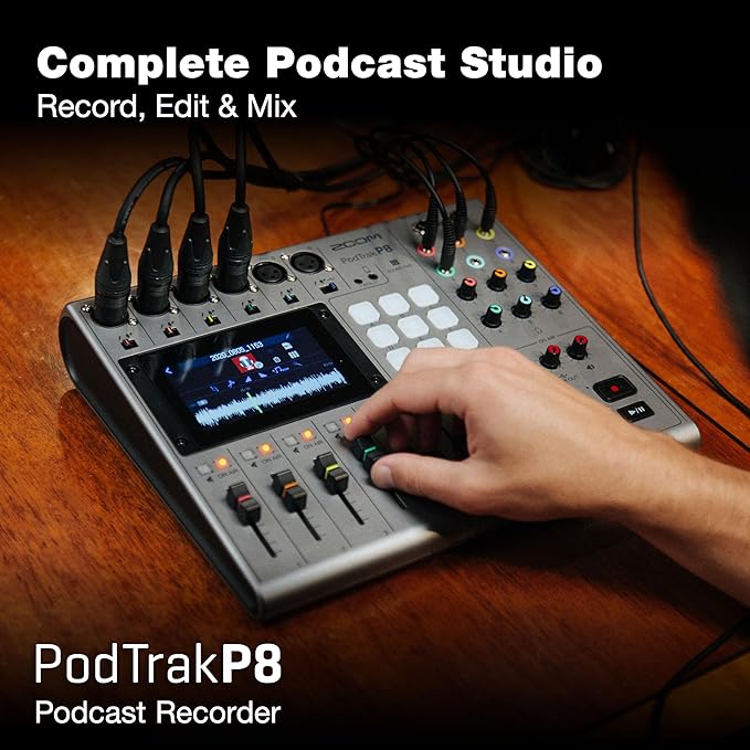 Zoom PodTrak P8 Podcast Recorder - Image 2