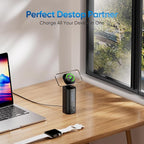 TenTrend Power Strip Tower Surge Protector, 115W Fast Charging Station - Image 5