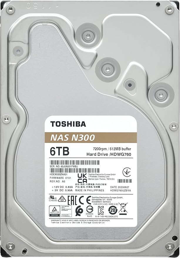 Toshiba N300 6TB NAS 3.5-Inch Internal Hard Drive - Image 5