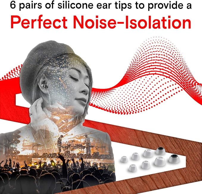 Symphonized Wired Earbuds with Microphone 3.5mm — Noise Isolating Headphones - Image 4