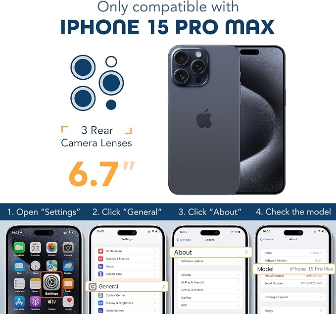 Magnetic for iPhone 15 Pro Max Case, Compatible - Image 8