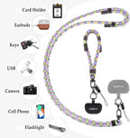 Universal Phone Lanyard with Wrist Strap, Adjustable Crossbody Cell Phone - Image 6