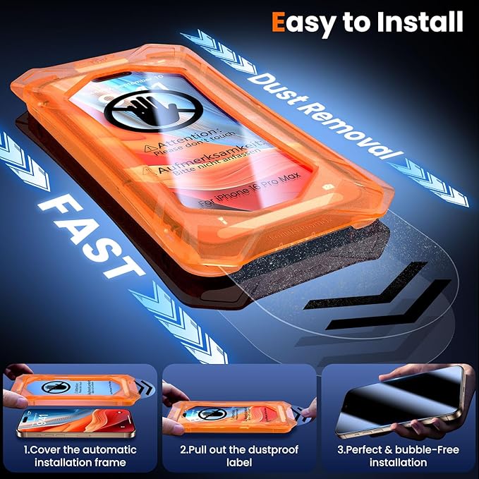 UniqueMe for iPhone 16 Pro Screen Protector - Image 2