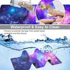 Deep Universe Space and Stars Desk Mat, Large Galaxy Space Gaming Keyboard - Image 4