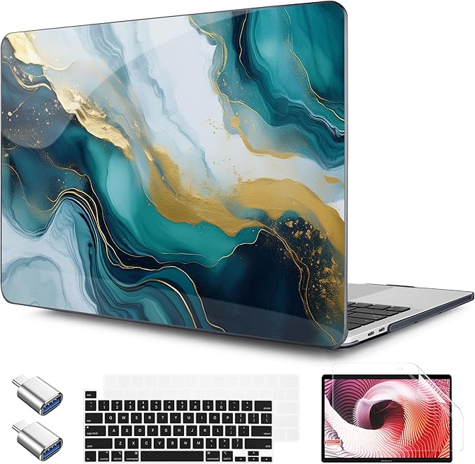 TWOLSKOO Compatible with MacBook Pro 13 inch Case 2023-2016 A2338 M2/M1 A2251 by TWOLSKOO