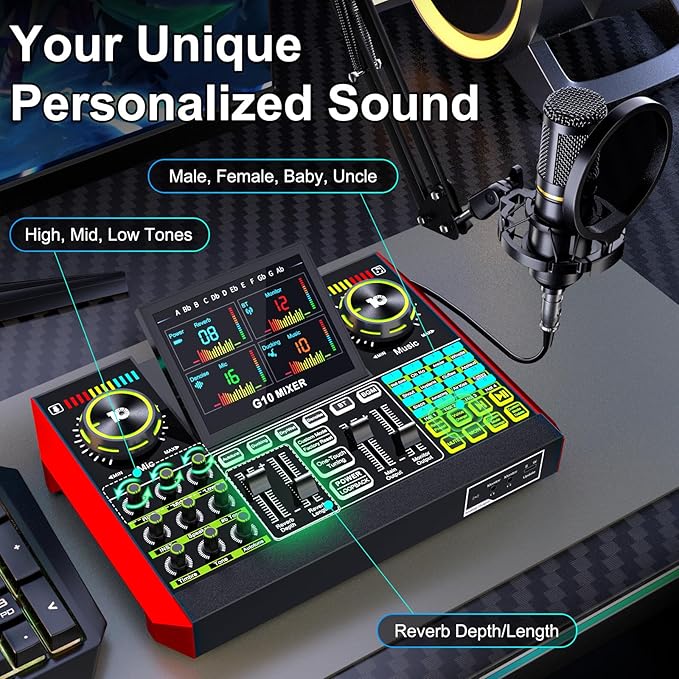 Podcast Equipment Bundle with 3.5mm Condenser Microphone - Image 2