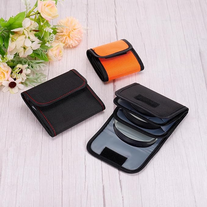 PATIKIL Lens Filter Case, 3-Pocket Camera Filter Case Portable Lens Filter - Image 5