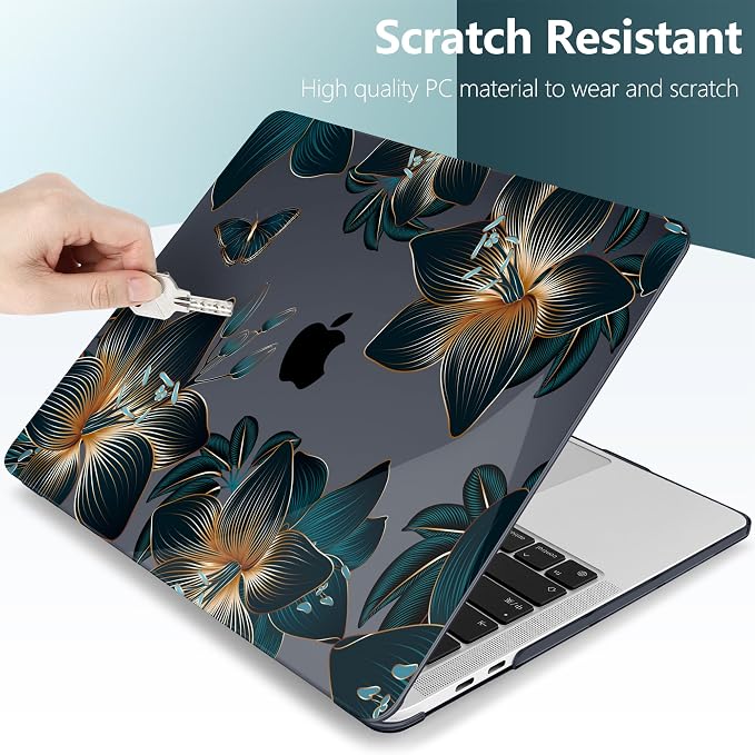 TWOLSKOO Compatible with MacBook Pro 13 inch Case 2023-2016 A2338 M2/M1 A2251 - Image 3