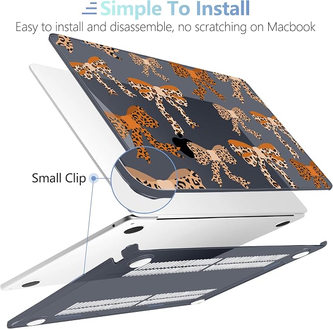 MEEgoodo Case for MacBook Air M4/M3/M2 13.6 inch 2025 2024 2022, Fit Model - Image 5