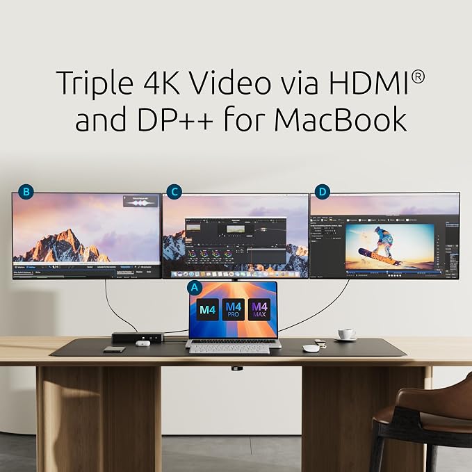 Kensington DisplayLink 4K Docking Station, Triple 4K - Image 2