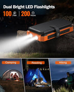 GOODaaa Power Bank Wireless Charger 36800mAh Solar Charger - Image 5