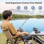 Portable Handheld Mini Fan, Speed Adjustable Turbo Personal Fan, 4000mAh - Image 5