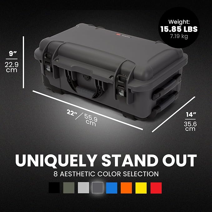 NANUK Wheeled Series 935 Lightweight NK-7 Resin Waterproof Protective Case - Image 5