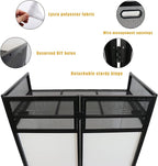 Portable DJ Booth DJ Facade DJ Table Station Two-position Height Adjustable - Image 4
