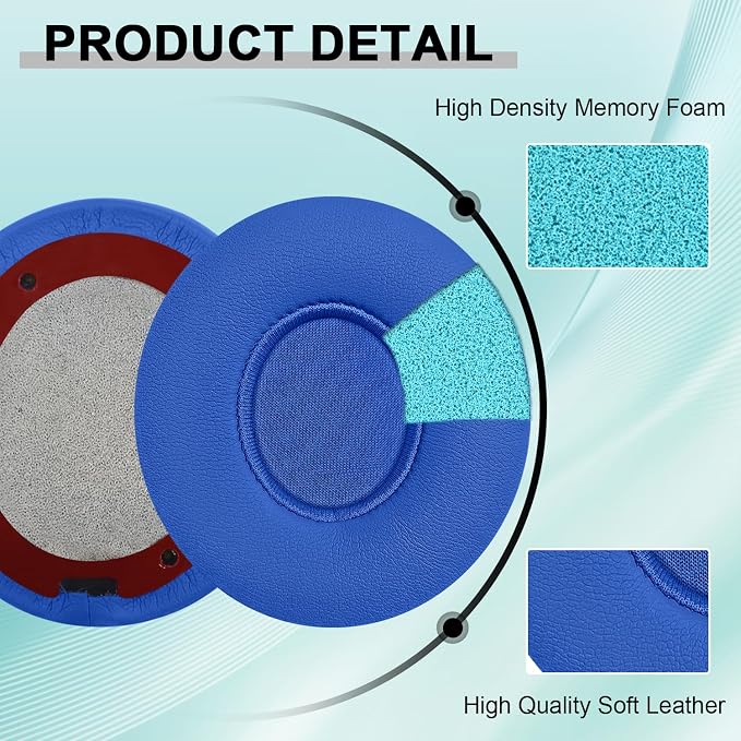 Replacement Ear Pads for Beats Solo 2 & Solo 3 Wireless On-Ear Headphones - Image 5