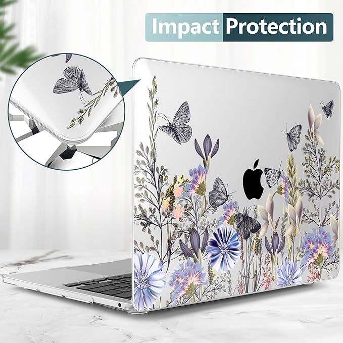 TWOLSKOO Compatible with MacBook Pro 13 inch Case 2023-2016 A2338 M2/M1 A2251 - Image 6