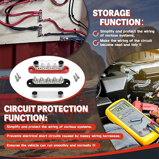 150A 12V Power Distribution Block - Image 3