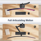 AVLT Single 40 Inch Monitor Arm Pole Top Mount - Image 6