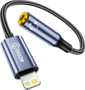 iPhone Headphone Adapter, Lightning to 3.5mm Adapter Auxiliary Adapter by biaze