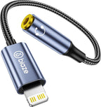 iPhone Headphone Adapter, Lightning to 3.5mm Adapter Auxiliary Adapter by biaze