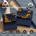 RK ROYAL KLUDGE RKS70 Ergonomic Split Keyboard, Wireless PC Gaming Keyboard - Image 2