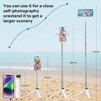 Mini Phone Tripod Stand, MQOUNY 38" Phone Tripod &Selfie Stick - Image 4