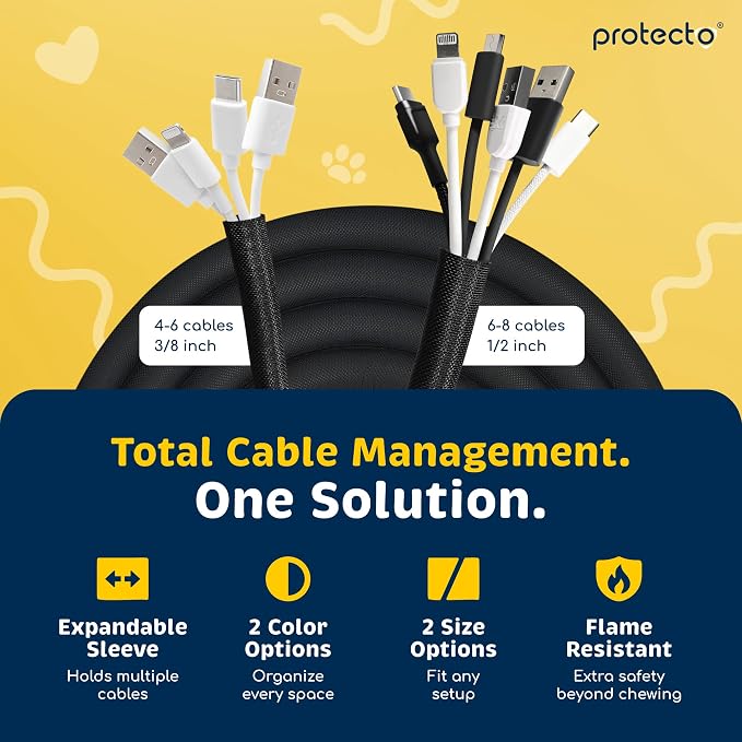 PROTECTO Heavy Duty Dog & Cat Cord Protector 10ft - Image 6