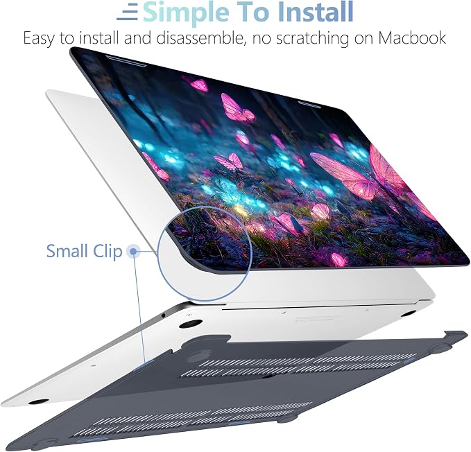 MEEgoodo for MacBook Air 13 inch Case 2021 2020 2019 2018 Released A2337 M1 - Image 4