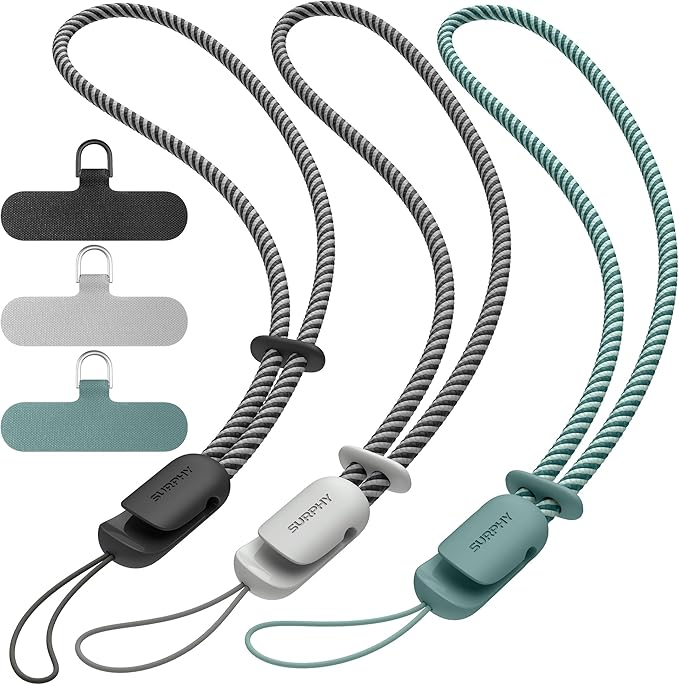 SURPHY 3 Pack Phone Wrist Strap by SURPHY