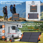 N-Type 16BB 100W Portable Solar Panel 18V ETFE Portable Foldable Solar Charger - Image 2