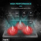 Havit HV-F2056 15.6-17 Inch Laptop Cooler Cooling Pad - Image 7