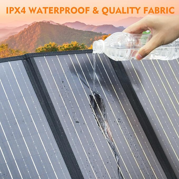 60W Solar Panel for Portable Power Station, Foldable Solar Panel - Image 8
