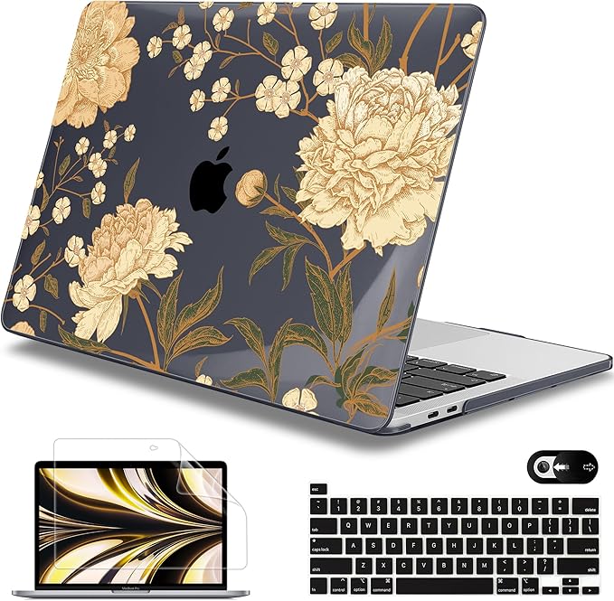 Mektron for MacBook Pro 13-inch Case 2022 2021 2020 Release A2338 M2 M1 A2289 by Mektron