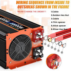 5000 Watt Pure Sine Wave Power Inverter 12V DC to 110V 120V Converter - Image 6