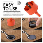 12 Pcs Desk Grommet 2 inch, Desk Hole Grommet, Cable Grommet, Desk Hole Cover - Image 3