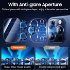 UniqueMe Compatible for 3 Pack iPhone 15 Pro/iPhone 15 Pro Max Camera Lens - Image 4