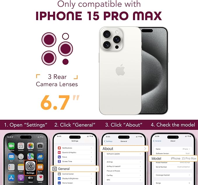 Magnetic for iPhone 15 Pro Max Case, Compatible - Image 8