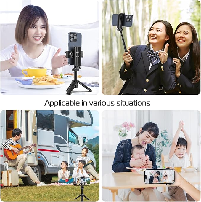 ULANZI JJ02 Selfie Stick Tripod, Extendable Grip Phone Tripod - Image 10