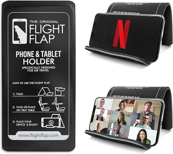 Airplane Phone Holder, Flexible Cell Phone Holder, Folding Cellphone Stand - Image 8