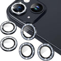 AGVEE 3+3 for iPhone 14 6.1" / 14 Plus 6.7" Camera Lens Protector, Bling by AGVEE