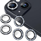AGVEE 3+3 for iPhone 14 6.1" / 14 Plus 6.7" Camera Lens Protector, Bling by AGVEE