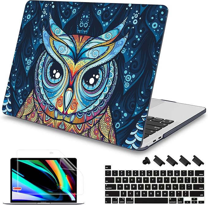Mektron Cute Owl Plastic Hard Shell Cover by Mektron