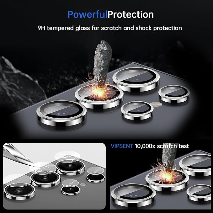 For Samsung Galaxy S25 Ultra Camera Lens Protector, Individual Lens Protector - Image 2