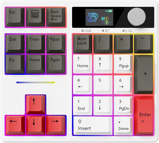 BOYI TD31Pro Mechanical Number Pad, RGB HotSwap Numpad - Image 8